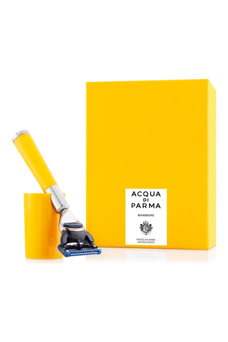 Barbiere Yellow Shaving Razor, Alternate, color, NO COLOR