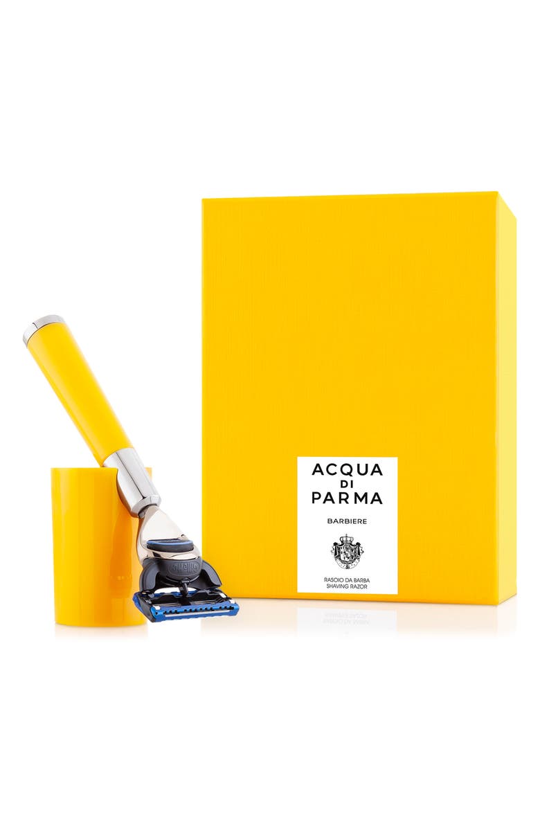 Acqua di Parma Barbiere Yellow Shaving Razor, Alternate, color,