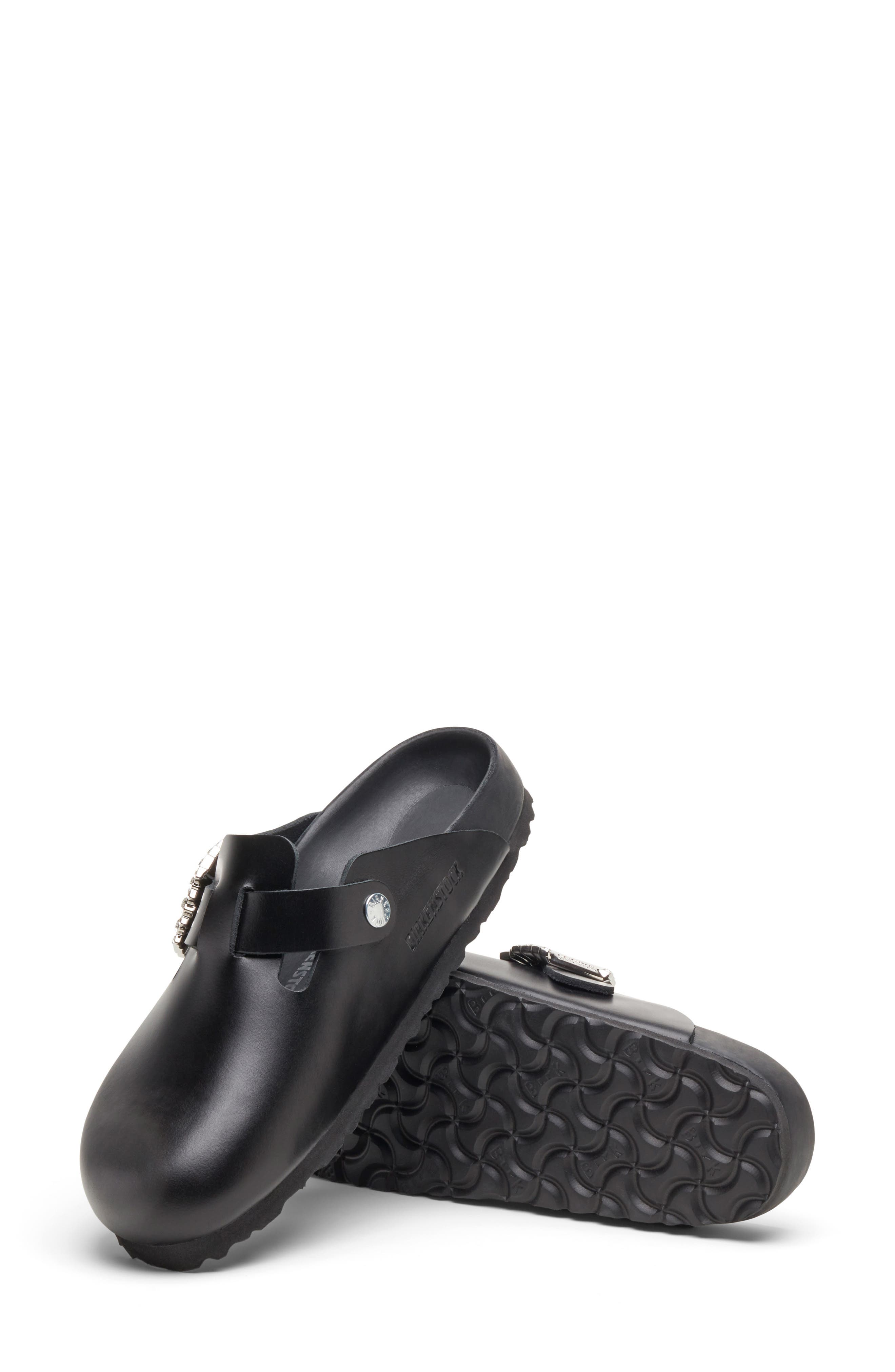 BIRKENSTOCK X MANOLO Blahnik Boston Crystal Buckle Clog, Alternate, color, 