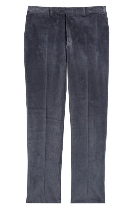 Stretch Cotton Corduroy Trousers