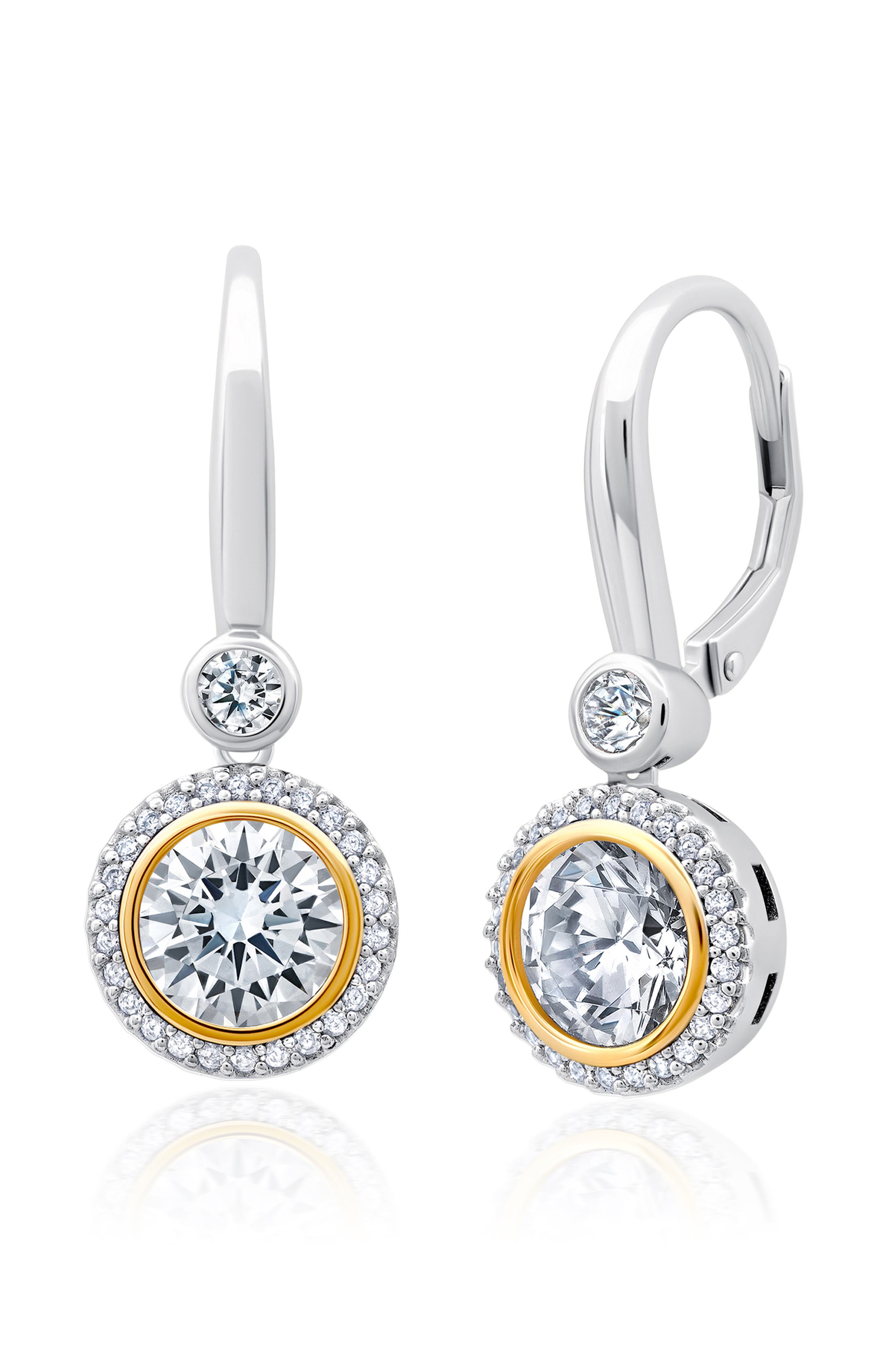 selected PURE PLATINUM/ CLEAR STONE