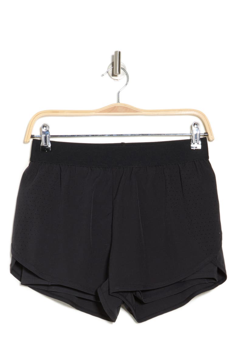 KYODAN Perforated Side Two-in-One Running Shorts, Alternate, color,