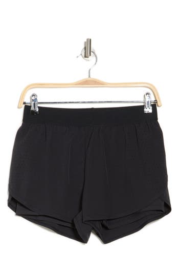 KYODAN KYODAN PERFORATED SIDE TWO-IN-ONE RUNNING SHORTS 