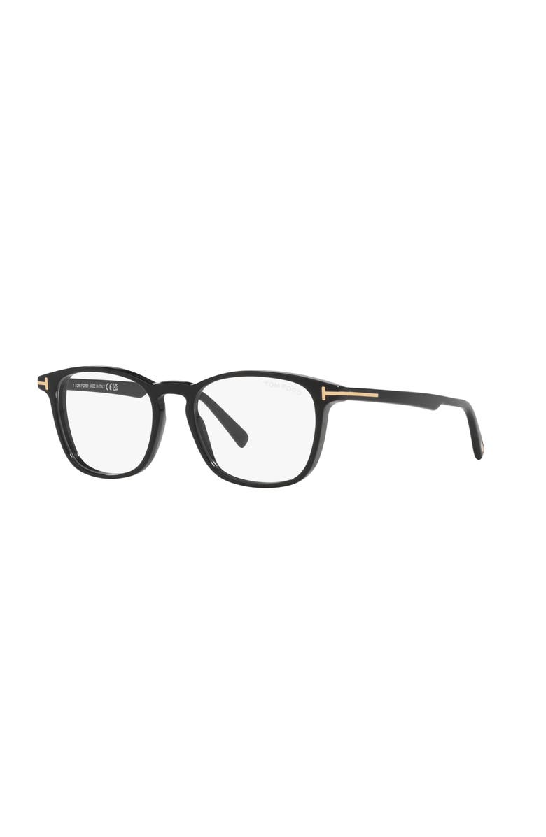 TOM FORD 52mm Square optical glasses, Main, color, Black