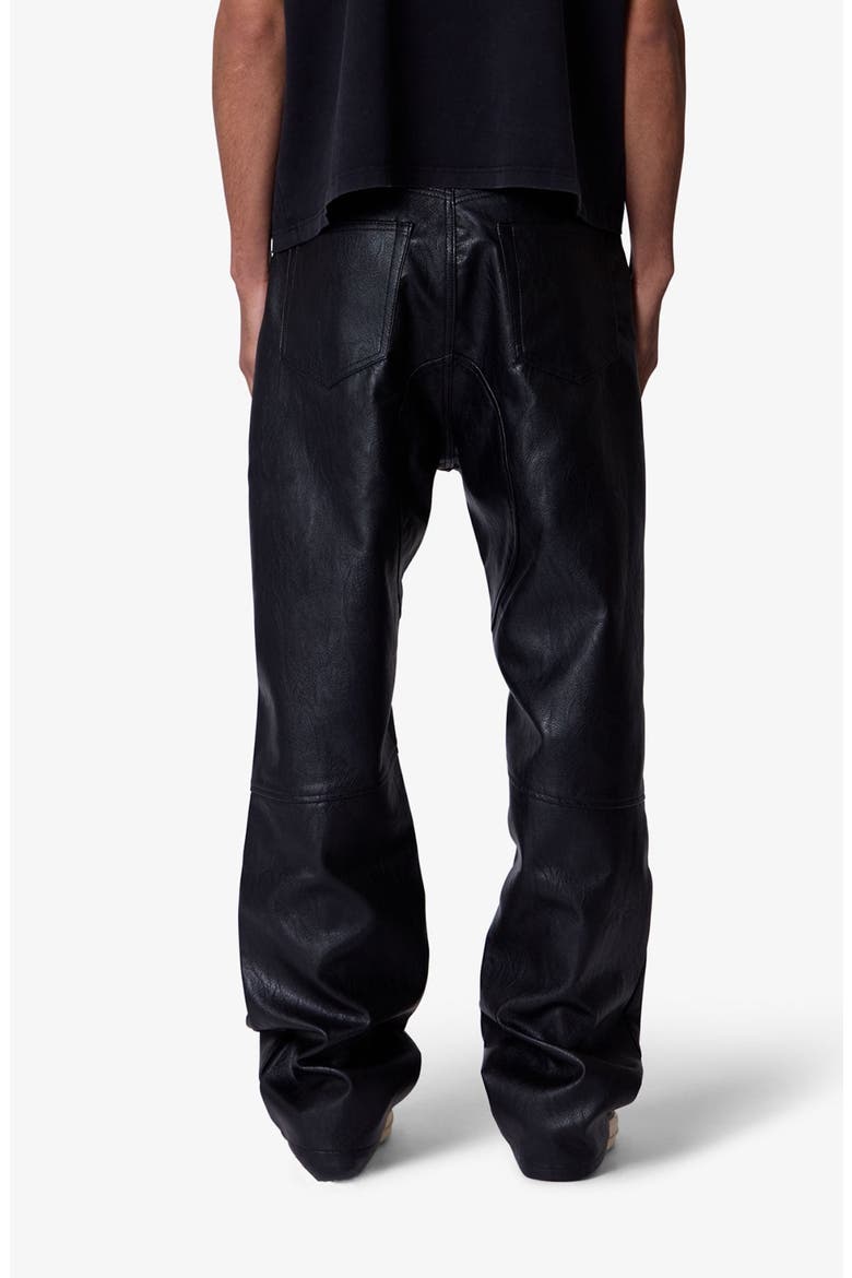 Ultra Baggy Faux Leather Pants, Alternate, color, BLACK