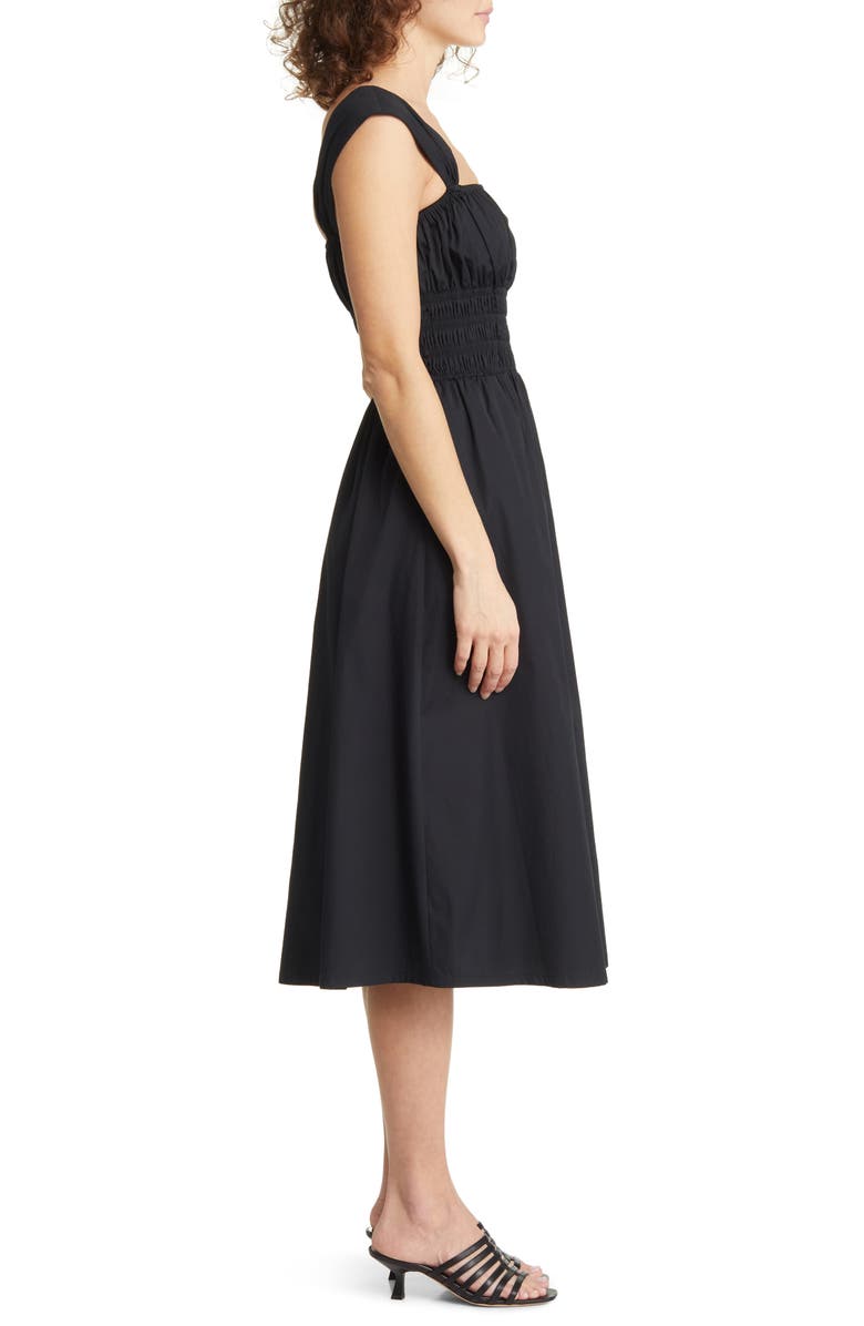 Chelsea28 Smocked Waist Midi Dress, Alternate, color, 