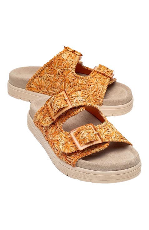 Milana Leather Double-Strap Sandal (Women)