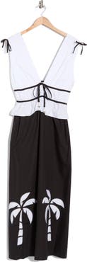 DRESS TO Colorblock Sleeveless Maxi Dress