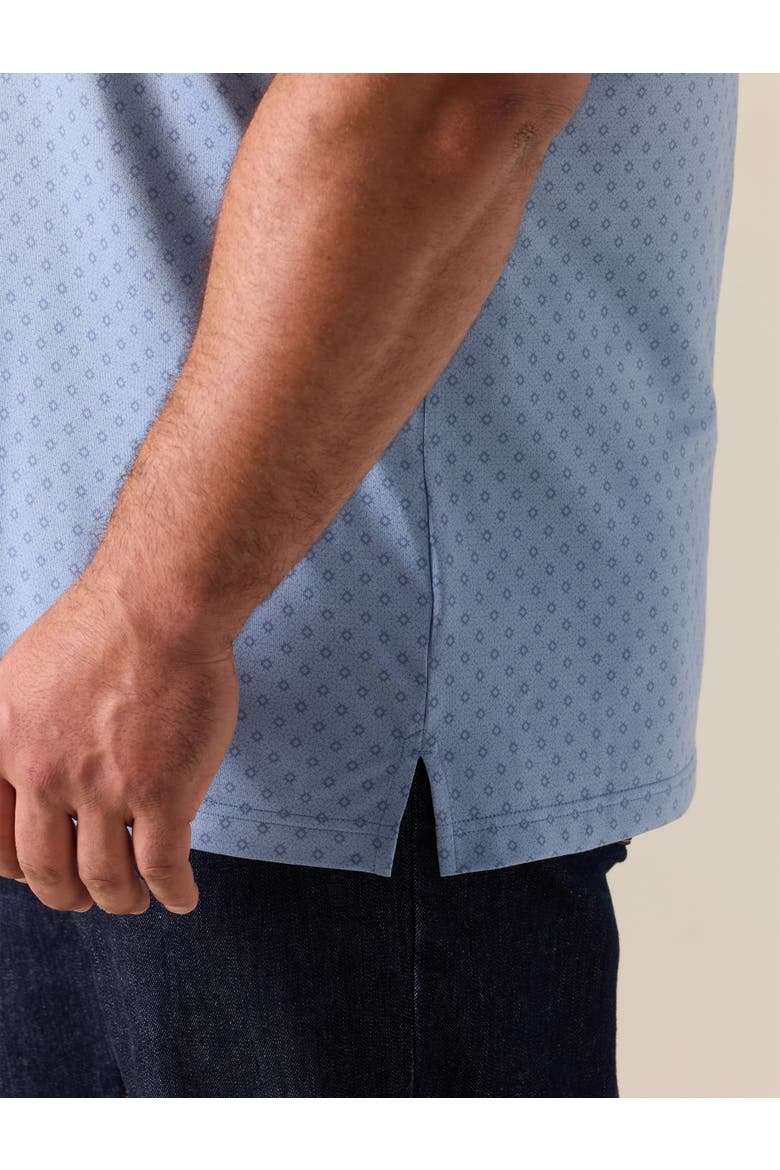 Big & Tall Final Drive Geometric Polo Shirt, Alternate, color, BLUE