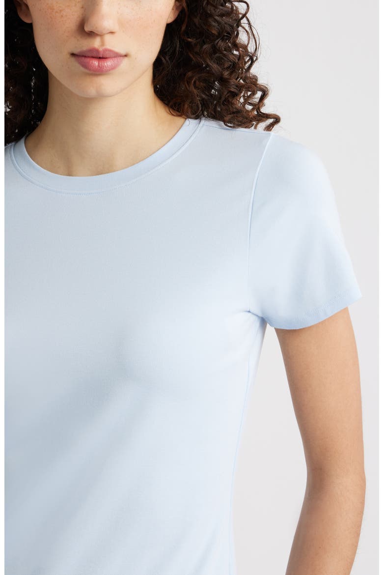 Pima Cotton Blend Crewneck T-Shirt, Alternate, color, BLUE FLOATY