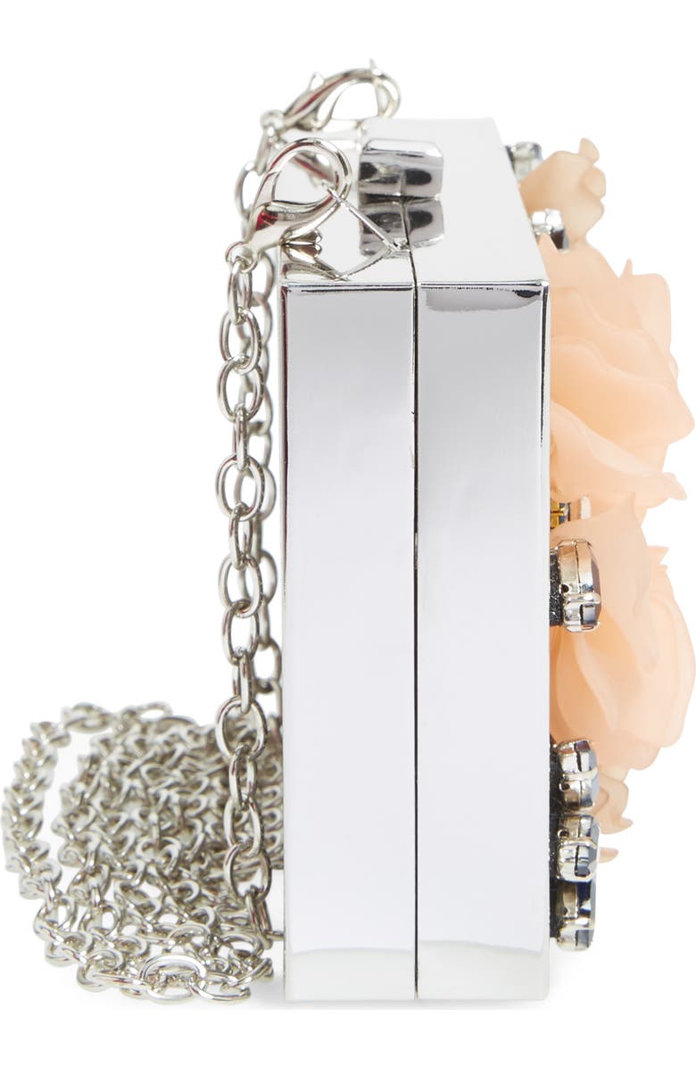Sondra Roberts 3D Flower Box Clutch, Alternate, color,