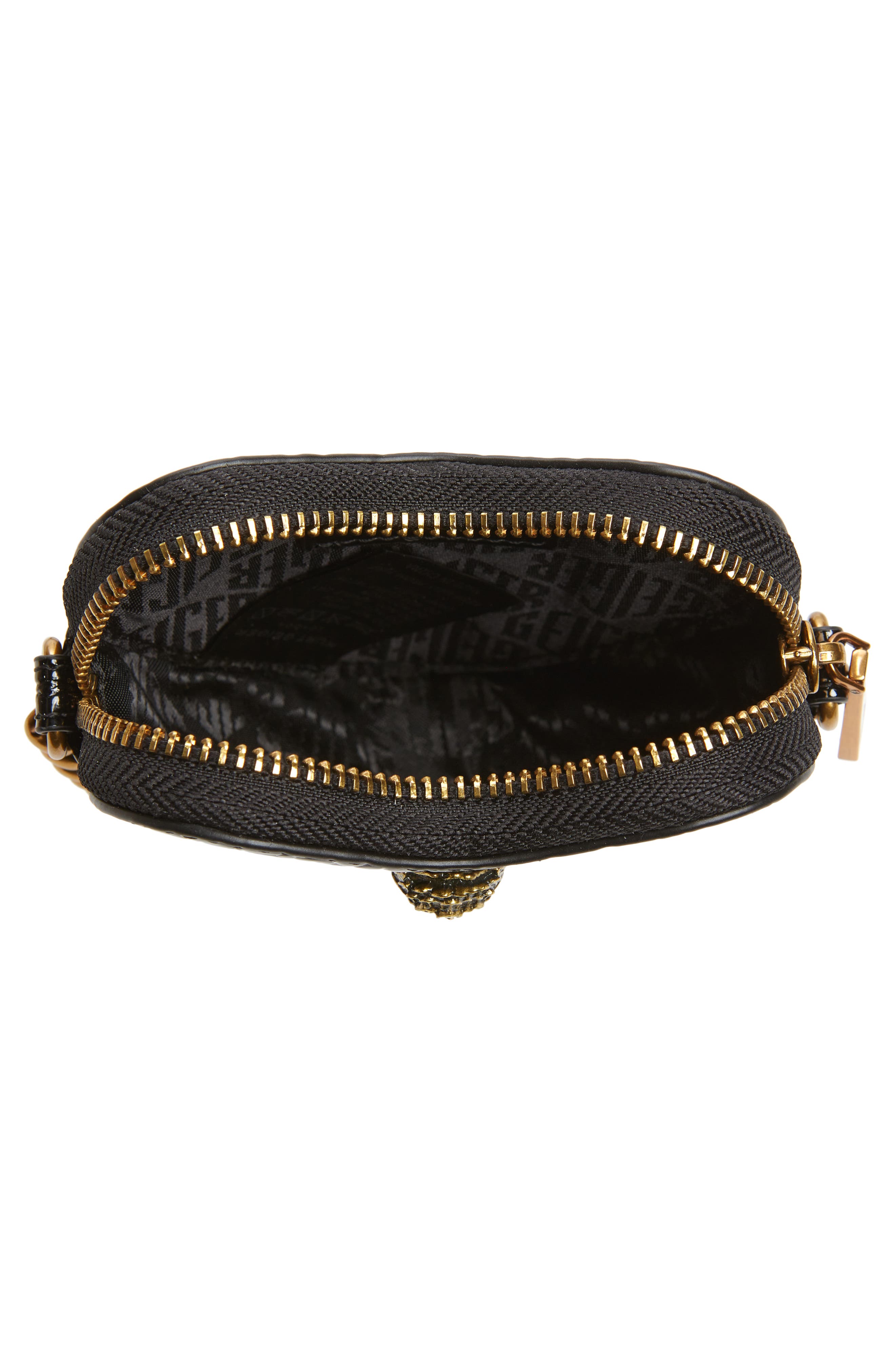 Kurt Geiger London Kensington Croc Heart Micro Crossbody Bag, Alternate, color, 