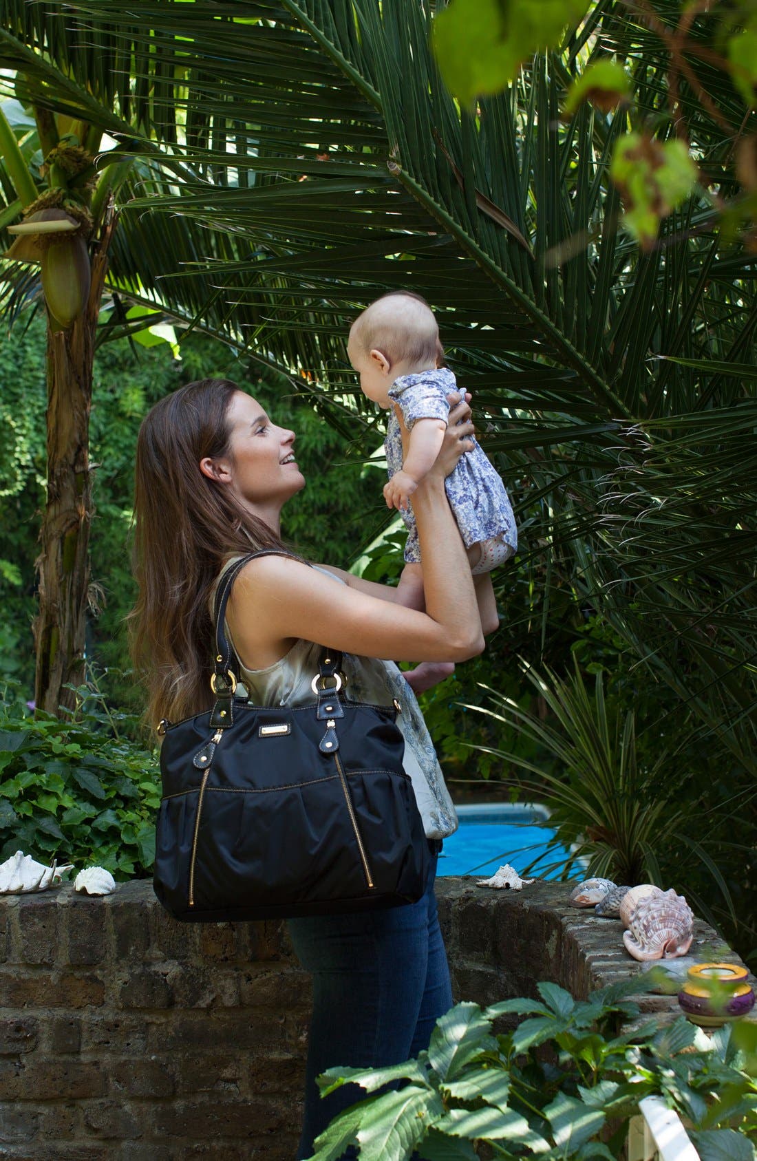 Storksak 'Olivia' Nylon Diaper Bag, Alternate, color, 