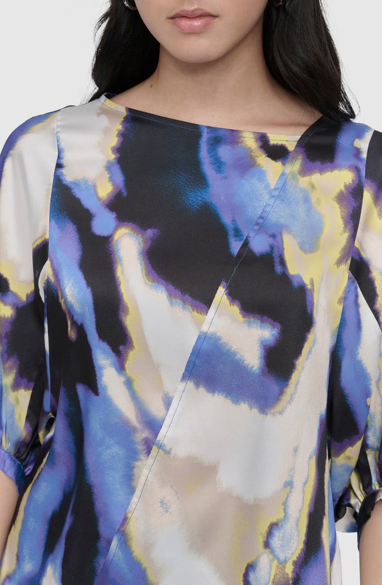 DKNY Asymmetric Neck Top, Alternate, color, 