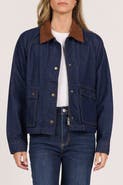 Dear John Weston Barn Jacket with Contrast Collar