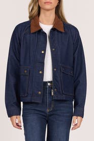 Dear John Weston Barn Jacket with Contrast Collar