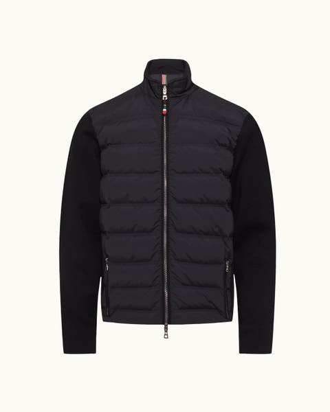Wallace Down Quilted Knitted Sleeve Merino Jacket