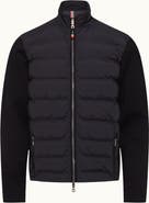 Orlebar Brown Wallace Down Quilted Knitted Sleeve Merino Jacket