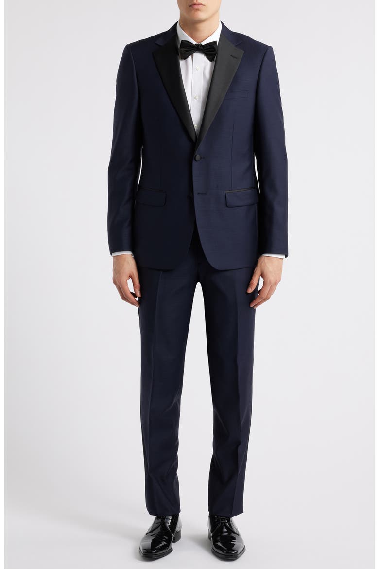 Matteo Slim Fit Navy Wool Tuxedo, Main, color, NAVY