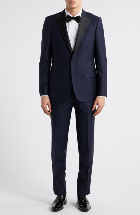 Matteo Slim Fit Navy Wool Tuxedo