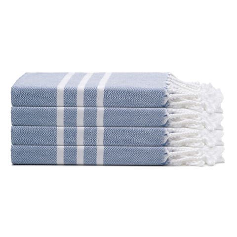 Trio Stripe Turkish Cotton Hand & Kitchen Towel Bundle