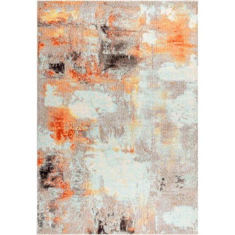 Contemporary POP Modern Abstract Vintage Area Rug