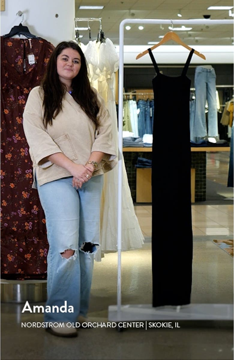 Rib Sleeveless Maxi Dress, sales video thumbnail