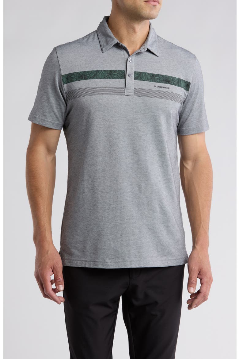 Seasonal Shade Polo, Main, color, HEATHER MEDIUM GREY