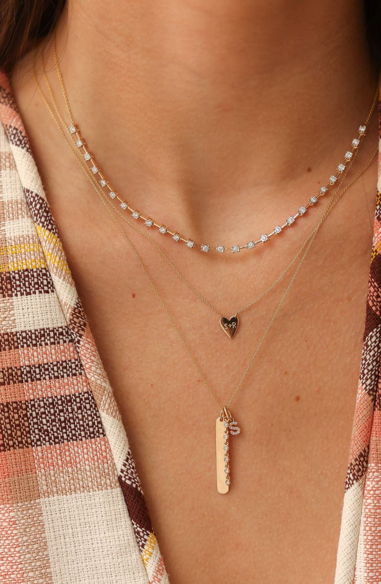 Dana Rebecca Designs DRD Heart Necklace, Alternate, color, 