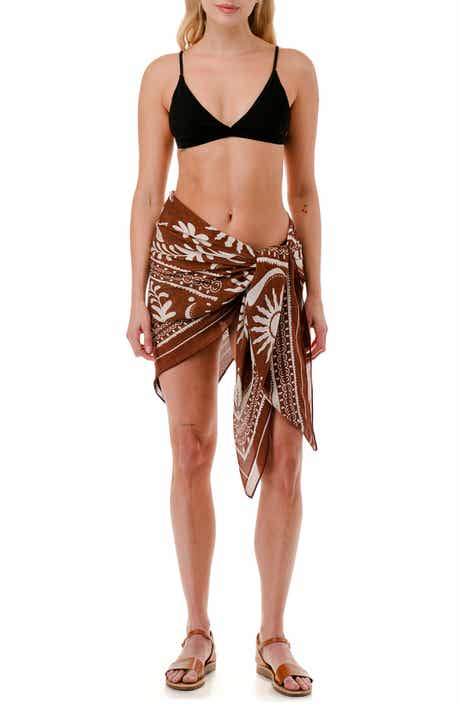 Nicole Miller Palm Print Sarong