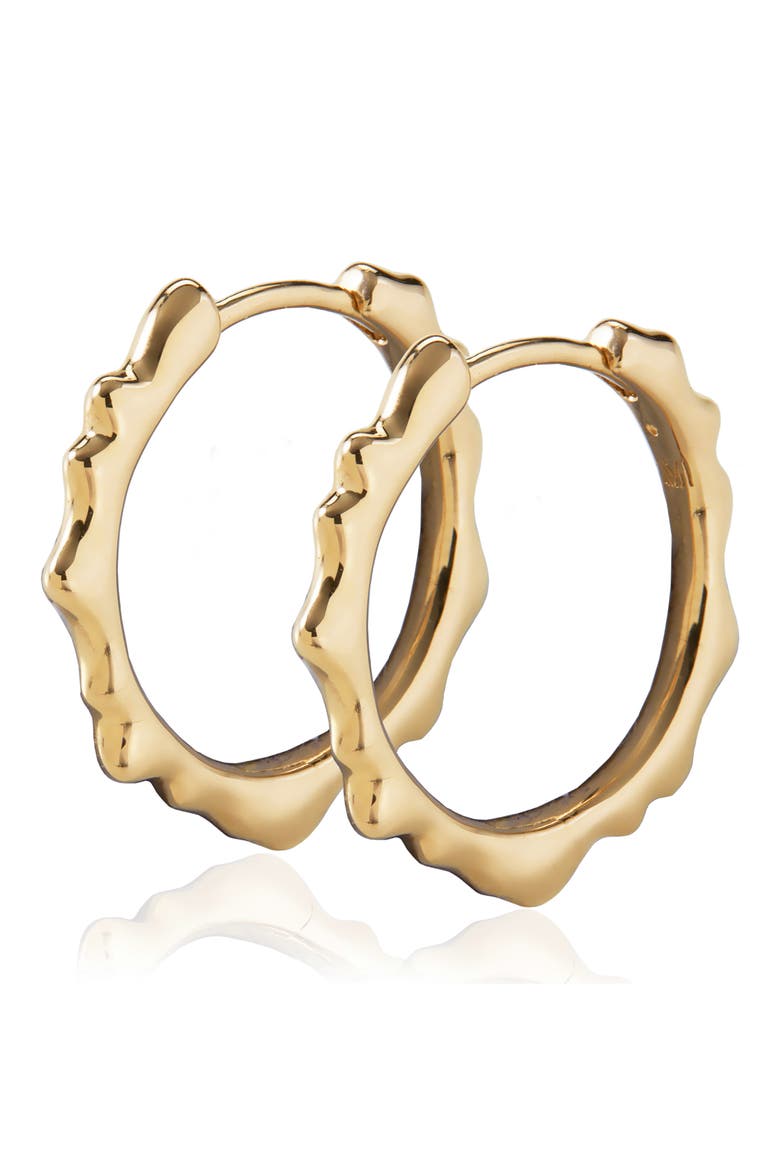 MV Siren™ Muse Small Hoops, Alternate, color, YELLOW GOLD