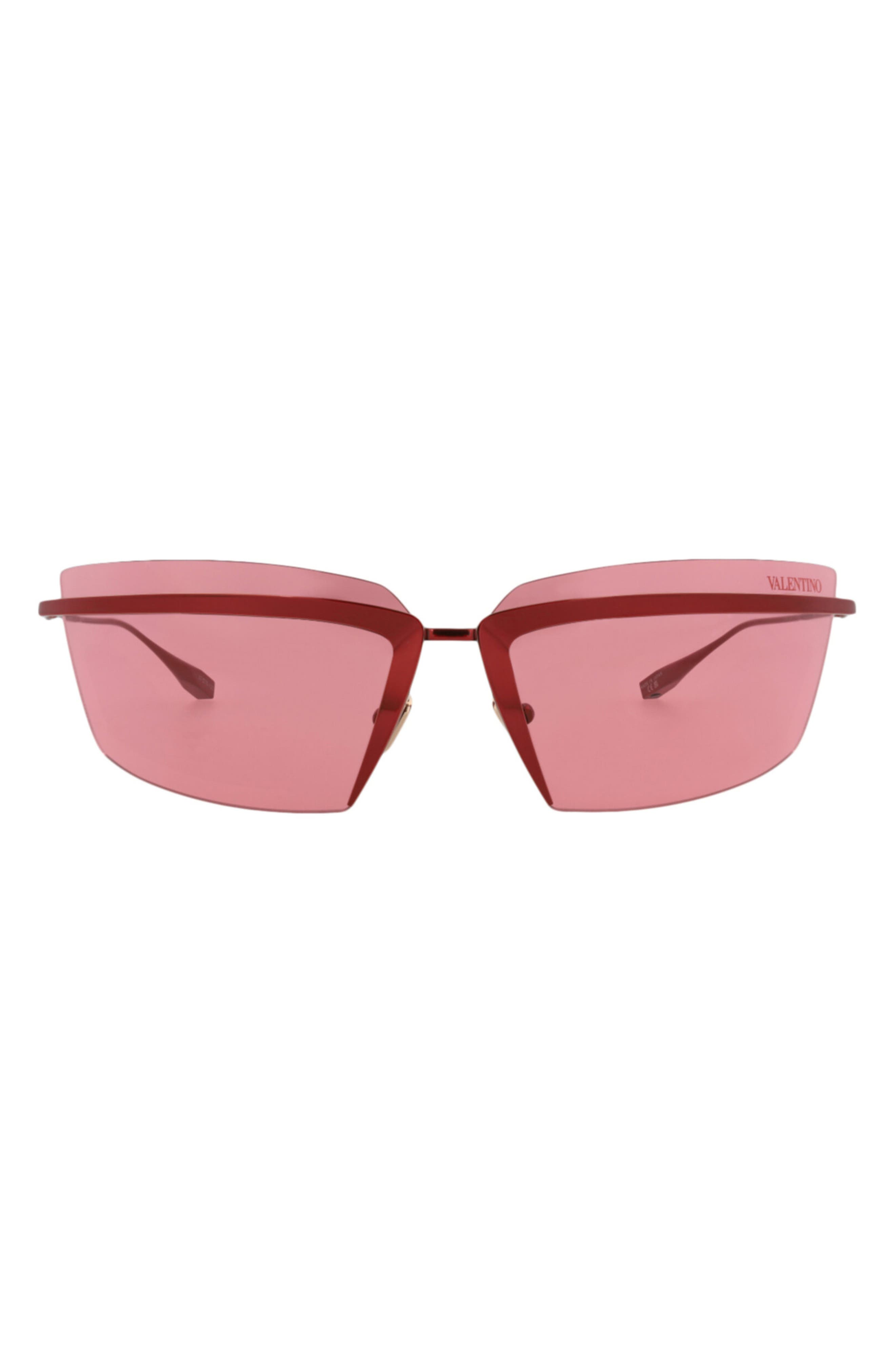Valentino Special Edition 67mm Shield Sunglasses