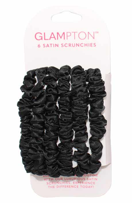 GLAMPTON Pack of 6 Satin Scrunchies