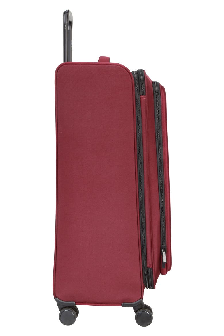 The Venturer 28 Inch Checked Suitcase, Alternate, color, WINE