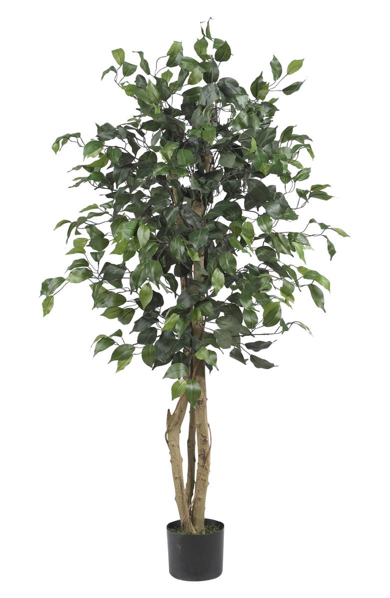 NEARLY NATURAL 4' Artificial Ficus Tree, Main, color,