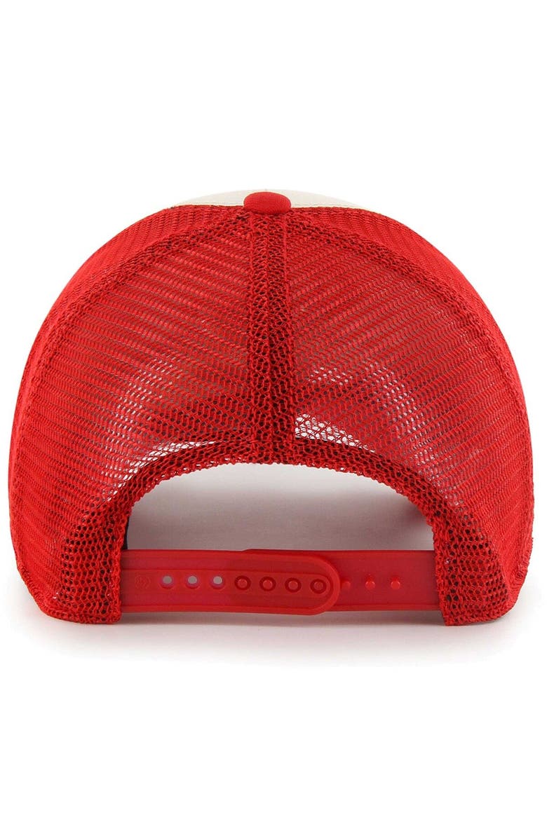 '47 Men's '47 Cream San Francisco 49ers Breakout MVP Trucker Adjustable Hat, Alternate, color,