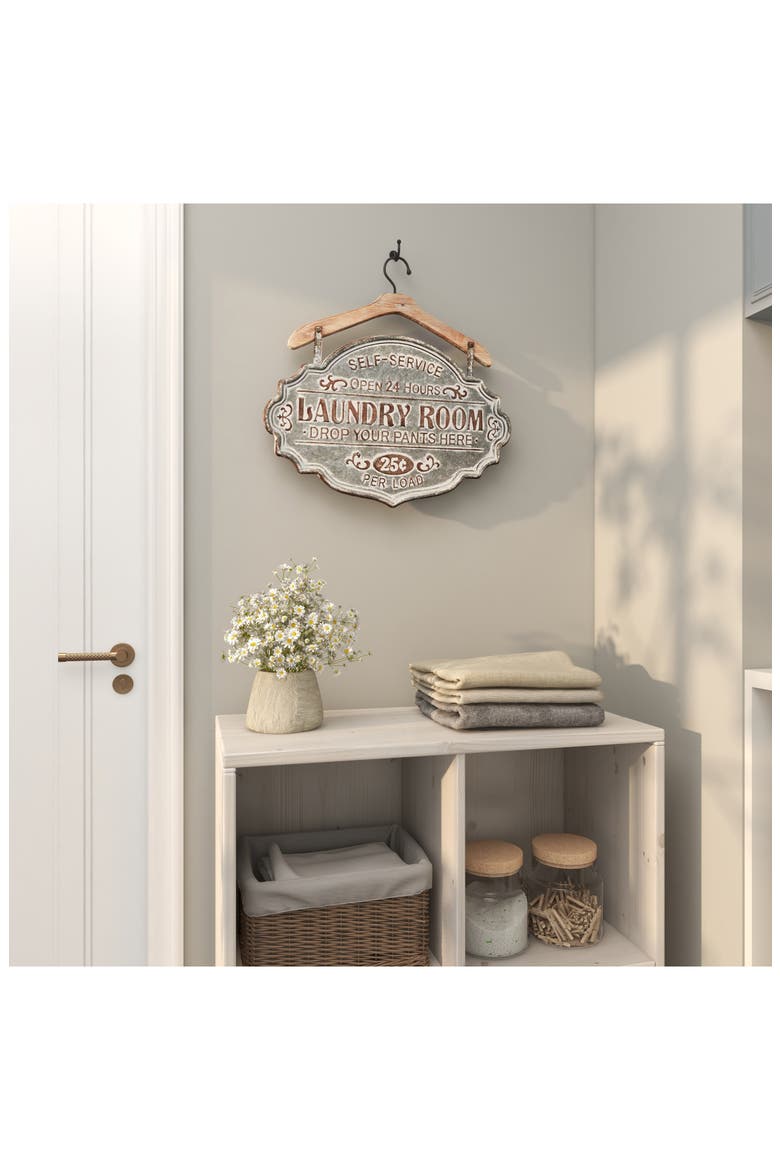 Laundry Room Wall Sign, Alternate, color, GREY MULTI