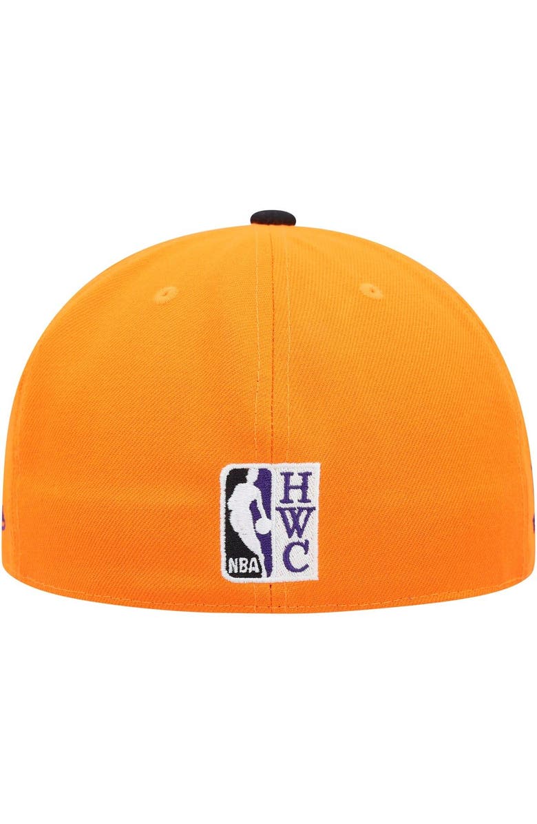 Mitchell & Ness Men's Mitchell & Ness Orange/Black Phoenix Suns Hardwood Classics 40th Anniversary Team Side Fitted Hat, Alternate, color, 