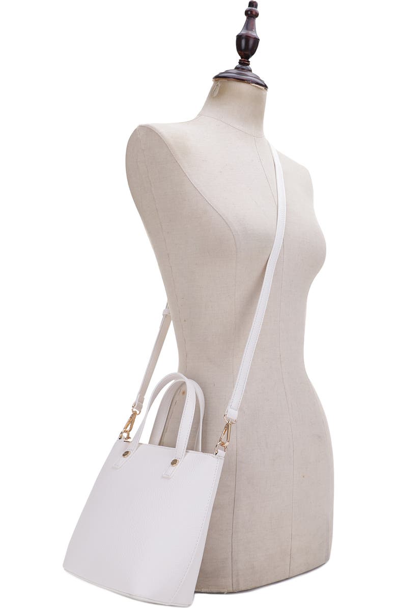 Mali + Lili Mini Mia Vegan Leather Crossbody Tote, Alternate, color,