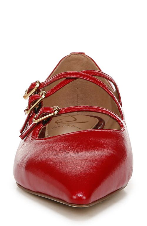 Sam Edelman Cass Flats Deep Scarlet In Red