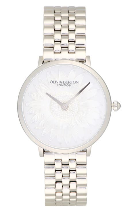 Sunflower Bracelet Watch, 36mm