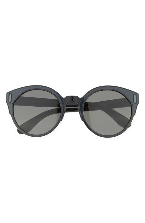 53mm Round Cat Eye Sunglasses