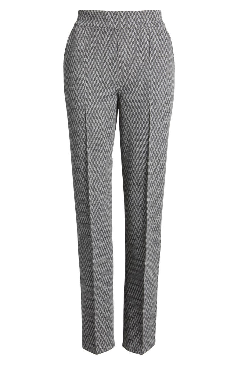Hue Pintuck Pull-On Pants, Alternate, color, Grey Geo