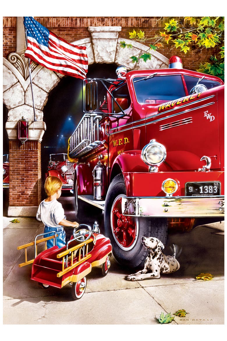 Firehouse Dreams 1000 Piece Puzzle, Alternate, color, Multicolor