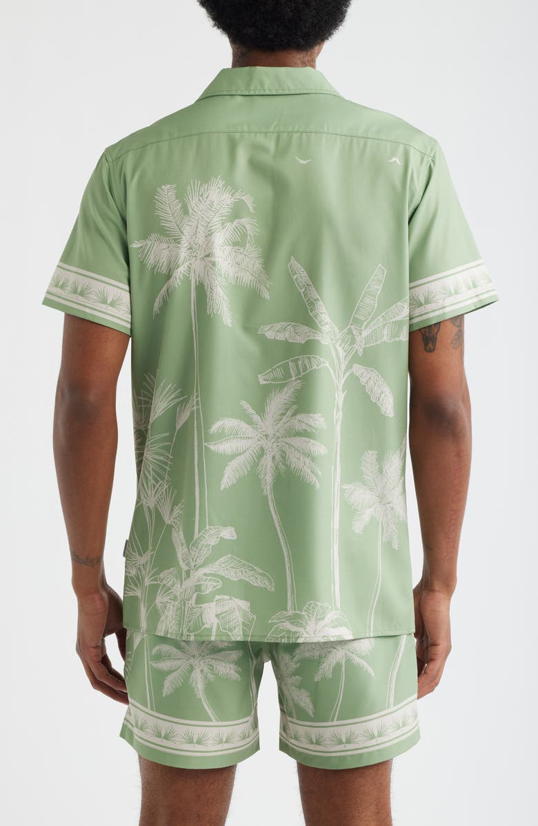 MAVRANS Tropical Palm Weekend Camp Shirt, Alternate, color, 