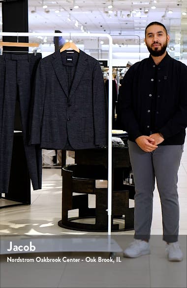 BOSS Hanry Slub Wool Blend Suit (Men) | Nordstromrack