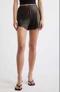 Reformation Gale Silk Shorts