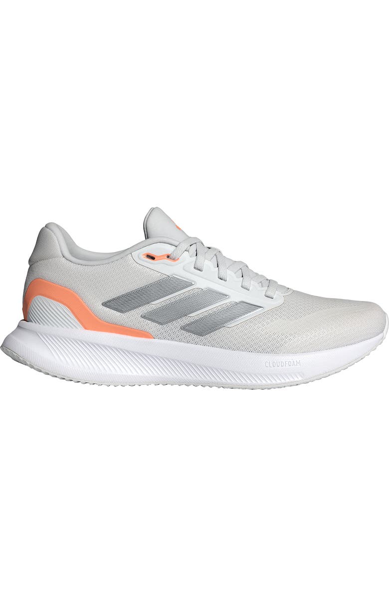 adidas Runfalcon 5 Running Shoe, Alternate, color, White/ Iron Met./ Orange
