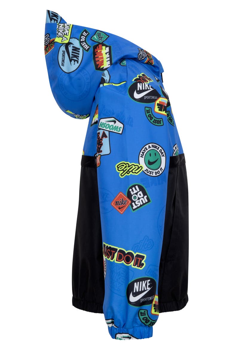 Kids' Half Zip Anorak, Alternate, color, LIGHT PHOTO BLUE