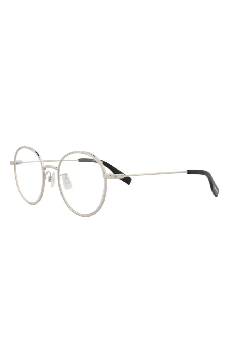 McQueen 49mm Round Optical Glasses, Alternate, color,